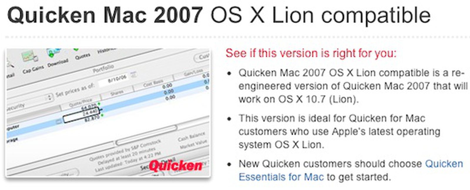 best replacement for quicken on mac